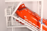 customized model of Free Fall Liftboat with davit